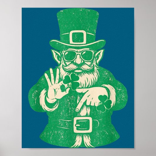 Patricks Day, Leprechauns Funny 6 Meme Gift Men, W Poster (Voorkant)