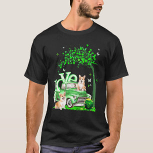 Patricks Day Pick-up Truck Pembroke Welsh Corgi T-shirt
