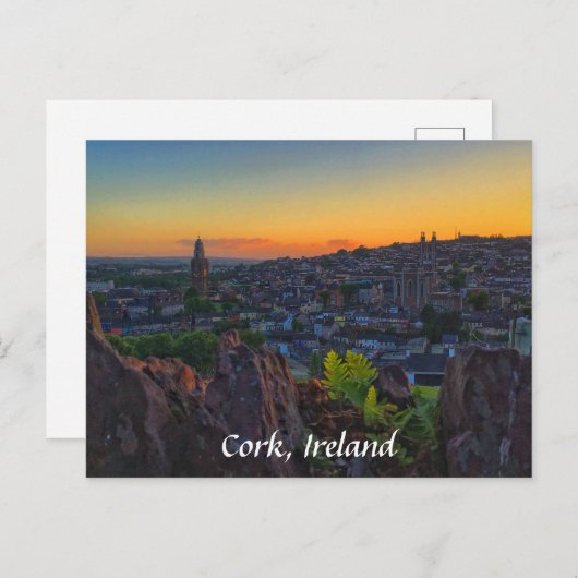 Patrick's Hill, Cork, Briefkaart Ierland (Voorkant / Achterkant)