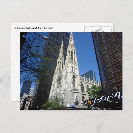 patricks kathedraal briefkaart (Voorkant / Achterkant)