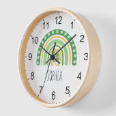 Patrick's Rainbow et nom Horloge Patrick's Girls (Angle)
