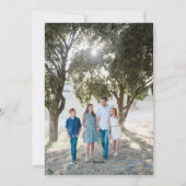 Patrijs in een Peereboom Kerstkaartje Feestdagenkaart (Achterkant)