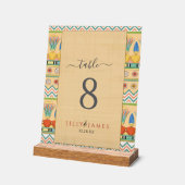 Patrimoine pharaonique faire-part de mariage sur p (Angle)