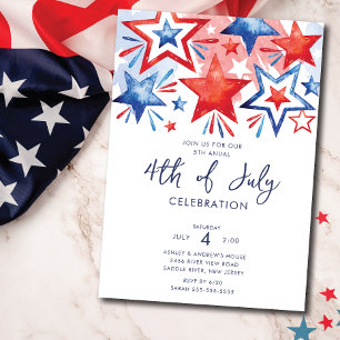 Patriot 4 juli feest kaart