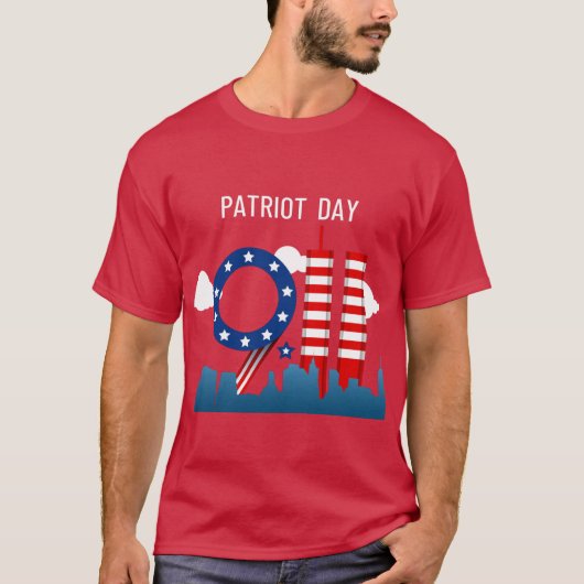 Patriot 9-11-daagse Mannen T-shirt (Voorkant)