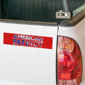 Patriot américain - Sticker pare-chocs (Sur camion)