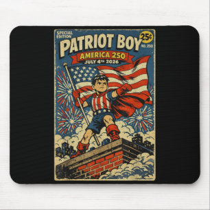 Patriot Boy America 250 4 juli 2026 Stripboek Muismat