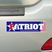 Patriot Bumpersticker (Op auto)