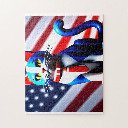 Patriot Cat Puzzel (Verticaal)