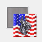 Patriot Dane Black Magnet (Recto/Verso)