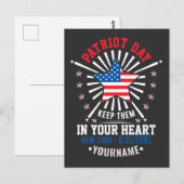 Patriot Day Nooit Vergeten 11 September 2001 Briefkaart (Voorkant / Achterkant)