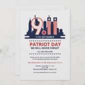 Patriot Day uitnodiging (Voorkant / Achterkant)