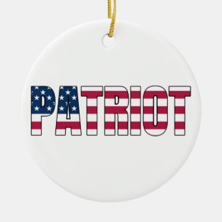 Patriot Flag Keramisch Ornament