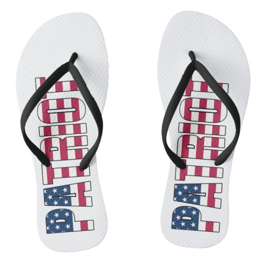 Patriot Flag Teenslippers (Voetbed)
