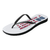 Patriot Flag Teenslippers (Schuin)