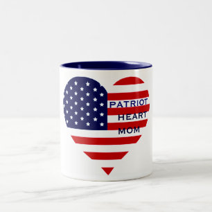 PATRIOT HEART MOM-Mok Tweekleurige Koffiemok