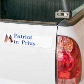 Patriot in Prius Bumpersticker (Op Truck)