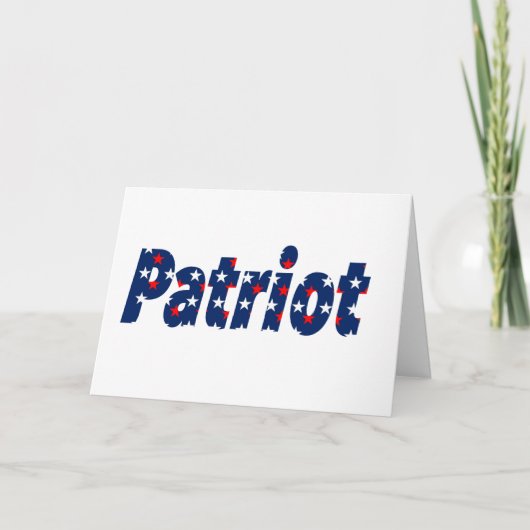 Patriot Kaart (Voorkant)