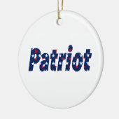 Patriot Keramisch Ornament (Links)