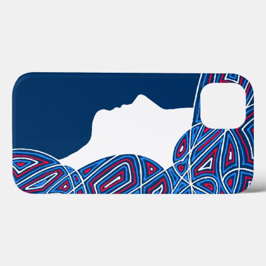 Patriot Lady coque iphone (Verso (horizontal))