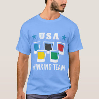 Patriot Olympic USA Drinkteam Biervriend T-shirt