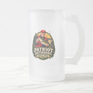 Patriot Outdoors Vissen Tweezijdig Matglas Bierpul