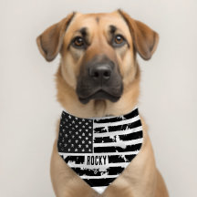 Patriot Pets Grunge Amerikaanse vlag