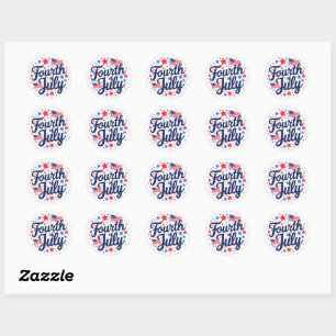 Patriot Pop! Ronde Sticker