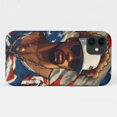 Patriot Pulse Case-Mate iPhone Case (Achterkant (horizontaal))