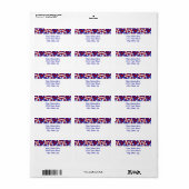 Patriot Quilt op maat Etiket (Full Sheet)