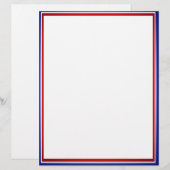 Patriot Stationery 8,5 x 11 inch (Voorkant / Achterkant)