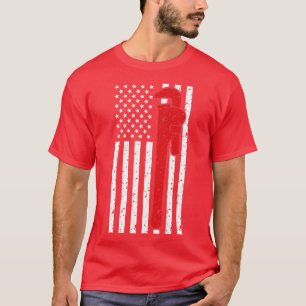 Patriot Thin Line Plumber T-shirt