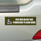 Patriot - Toestemming Bumpersticker (Op auto)