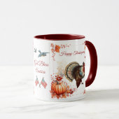 Patriot Turkije Thanksgiving Mok (Voorkant rechts)