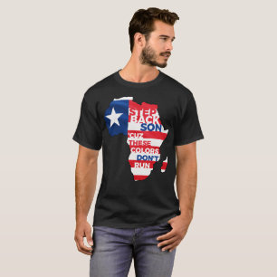 PATRIOT VLAG ROOD WIT EN BLAUW T-SHIRT