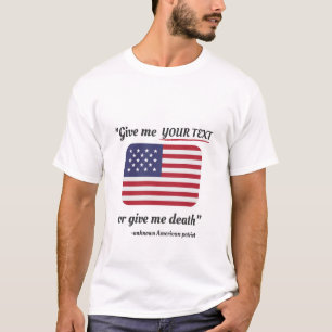 Patriote du Drapeau américain 4 juillet T-shirt d