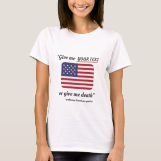 Patriote du Drapeau américain 4 juillet T-shirt dr