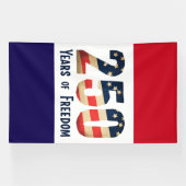 Patriotic 250‑Year Freedom Banner   (Horizontaal)