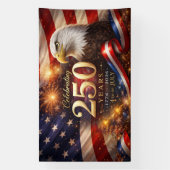 Patriotic 250th Anniversary Banner (Verticaal)