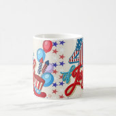 Patriotic 4th of July Mug USA Independence Day (Centre)