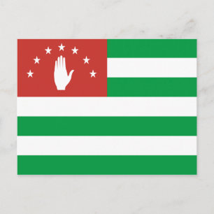 Patriotic Abchazia Flag Briefkaart