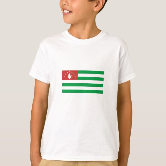 Patriotic Abchazia Flag T-shirt (Voorkant)