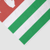Patriotic Abchazia Flag Tissuepapier (Detail)