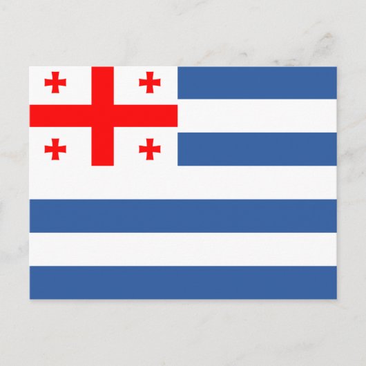 Patriotic Adjara Flag Briefkaart (Voorkant)