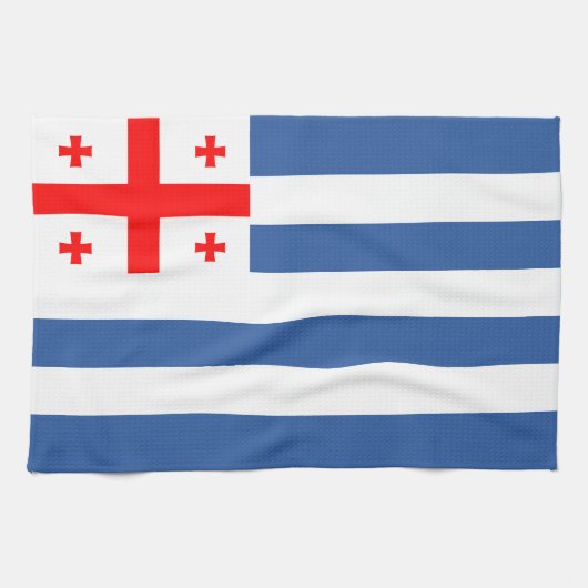 Patriotic Adjara Flag Theedoek (Horizontaal)