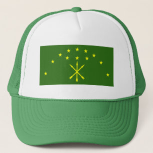 Patriotic Adygea Flag Trucker Pet