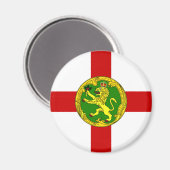Patriotic Alderney Flag Magneet (Voorkant / Achterkant)