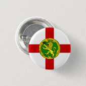 Patriotic Alderney Flag Ronde Button 3,2 Cm (Voorkant /achterkant)