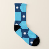 Patriotic All Over Print Socks Flag of Minnesota Sokken (Rechts - buiten)