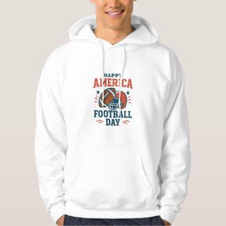 Patriotic America Football Day Tee – Perfect Gift Hoodie
